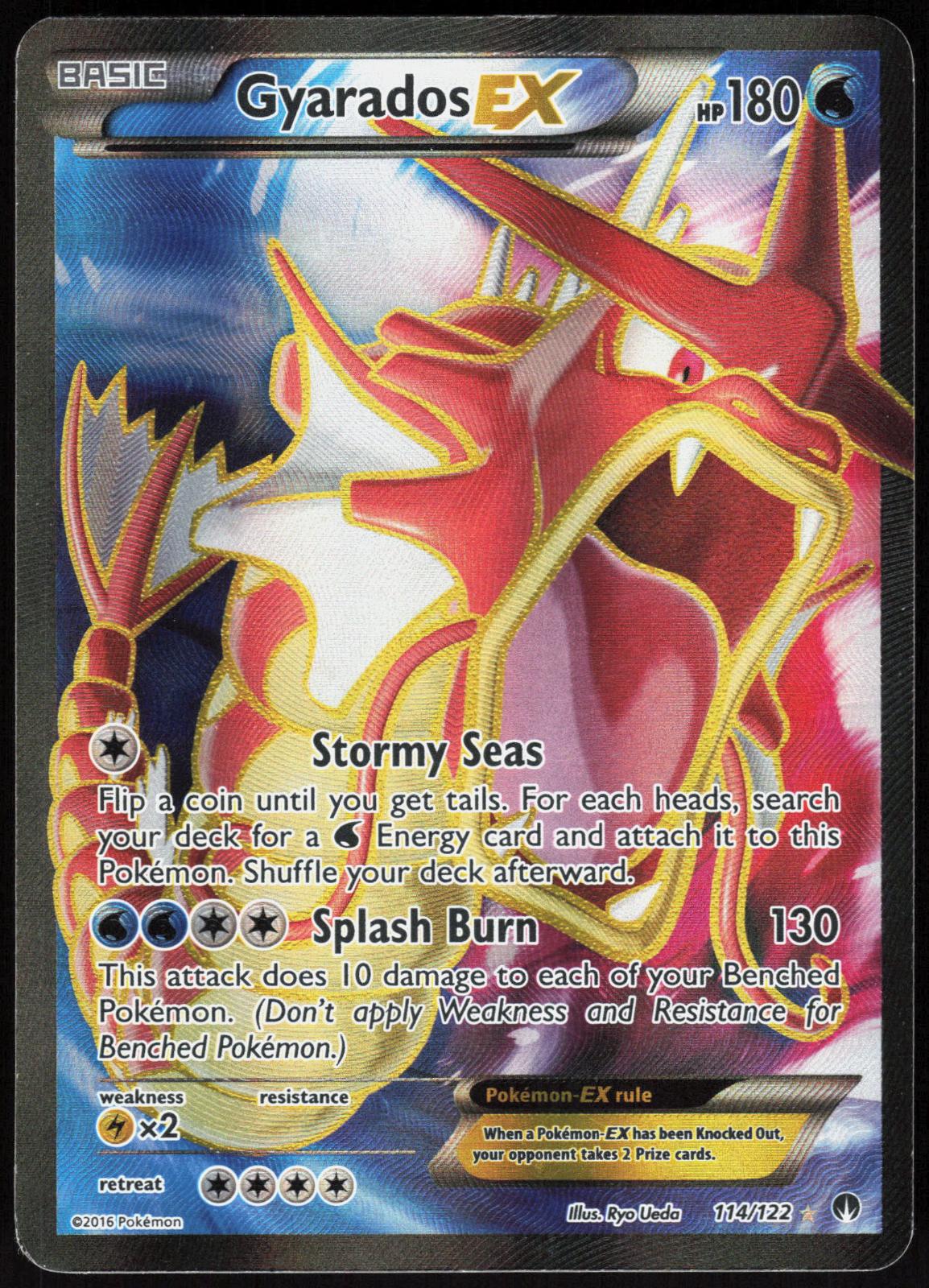 GYARADOS EX 114/122 BREAKPOINT POKEMON ULTRA RARE HP