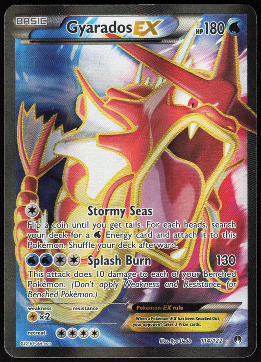 GYARADOS EX 114/122 BREAKPOINT POKEMON ULTRA RARE HP