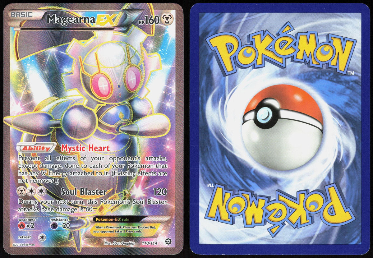 MAGEARNA EX 110/114 STEAM SIEGE POKEMON ULTRA RARE HOLO LP