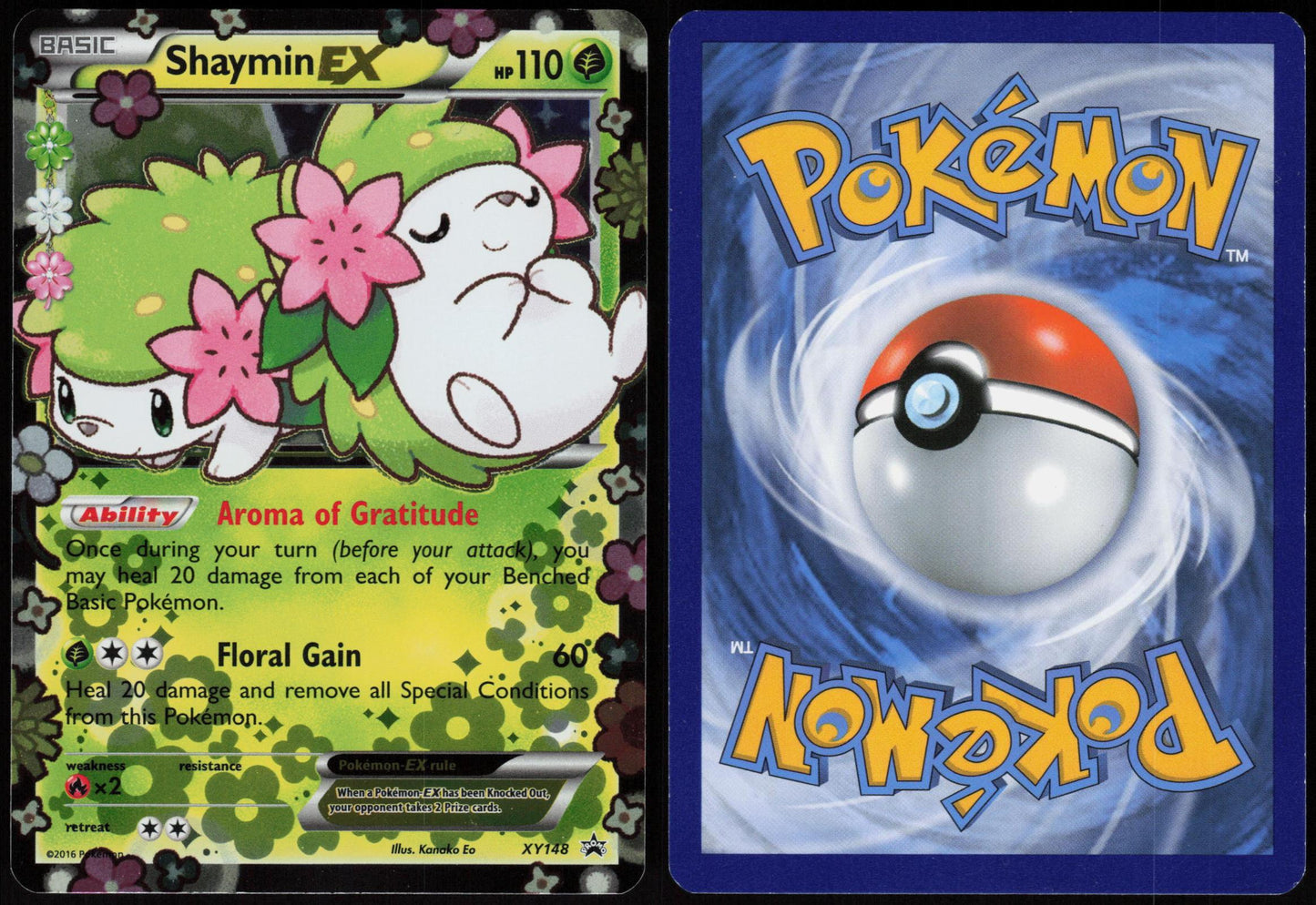 SHAYMIN EX XY148 XY PROMO POKEMON PROMO HOLO LP