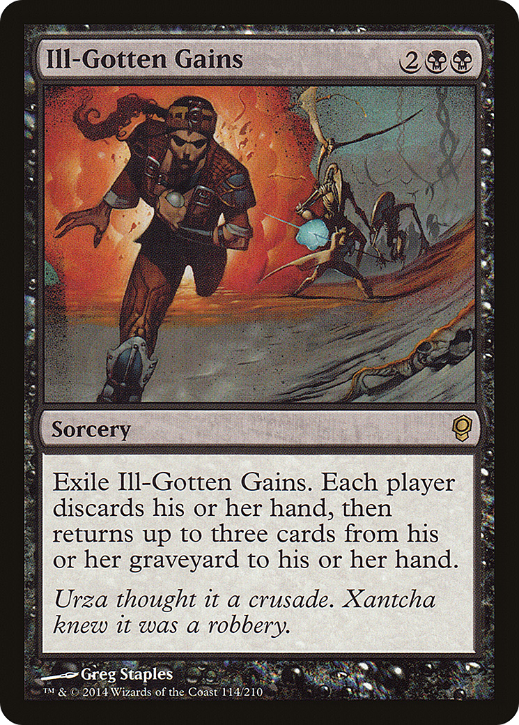 MAGIC: THE GATHERING  - Ill-Gotten Gains (CNS-114) - Conspiracy