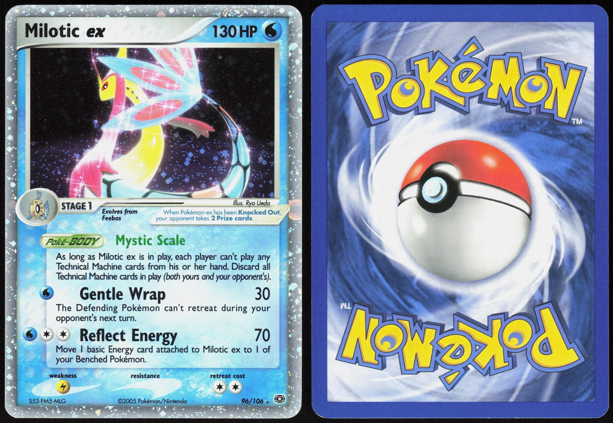 MILOTIC EX 96/106 EMERALD POKEMON EX RARE HOLO LP