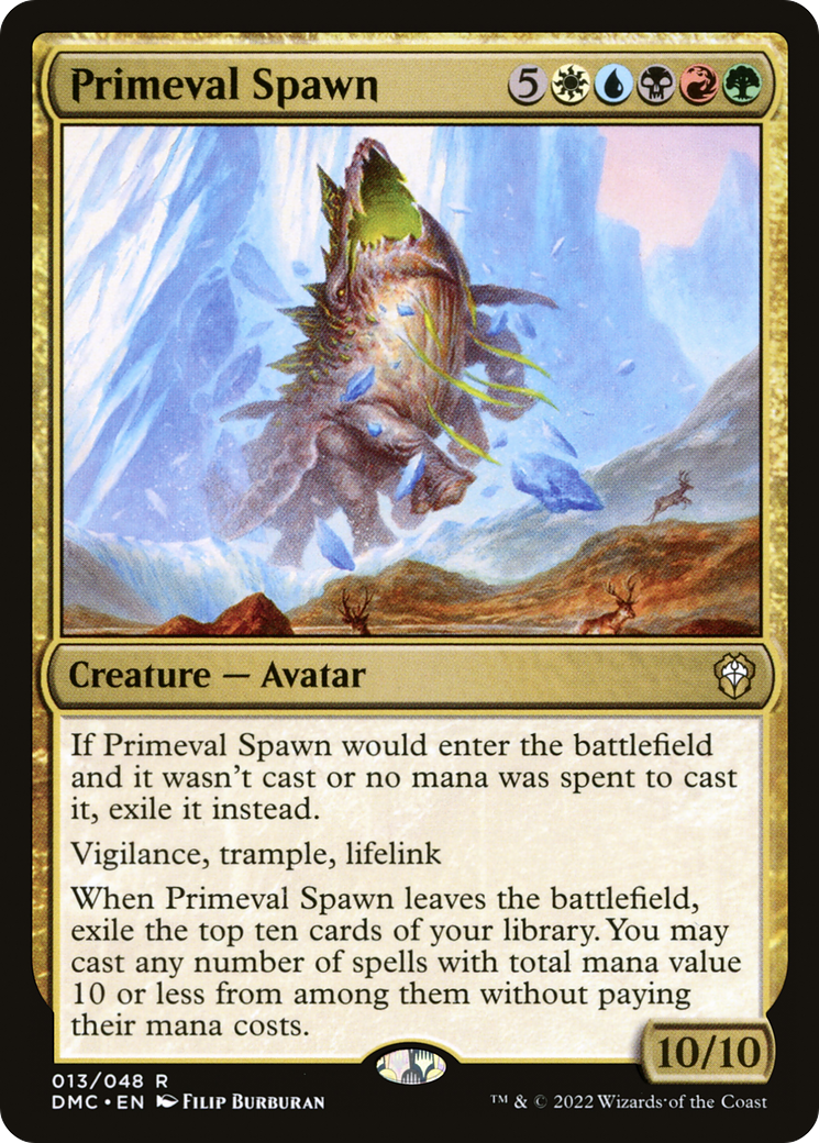 MAGIC: THE GATHERING  - Primeval Spawn (DMC-013) - Dominaria United Commander
