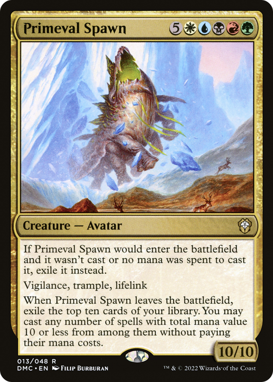 MAGIC: THE GATHERING  - Primeval Spawn (DMC-013) - Dominaria United Commander