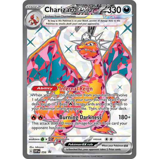 POKEMON TCG - CHARIZARD EX 056 BLACK STAR PROMO HOLO