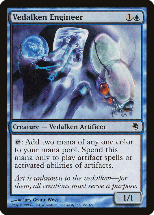 MAGIC: THE GATHERING  - Vedalken Engineer (DST-035) - Darksteel Foil