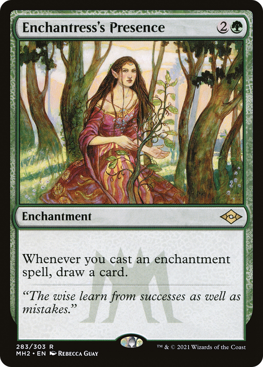 MAGIC: THE GATHERING  - Enchantress's Presence (MH2-283) - Modern Horizons 2 Etched Foil