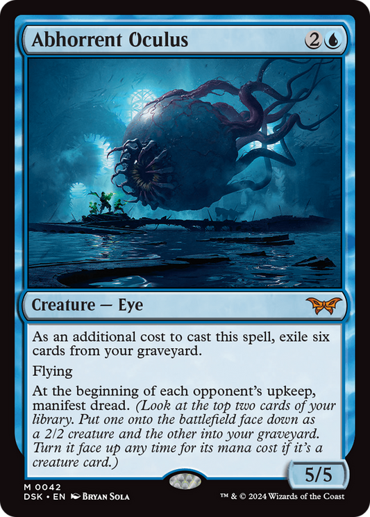 MAGIC: THE GATHERING  - Abhorrent Oculus (DSK-042) - Duskmourn: House of Horror Foil