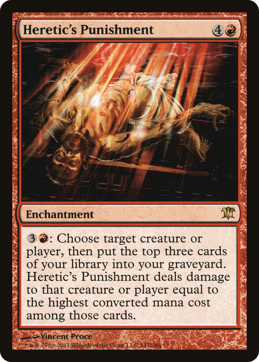 MAGIC: THE GATHERING  - Heretic's Punishment (ISD-147) - Innistrad