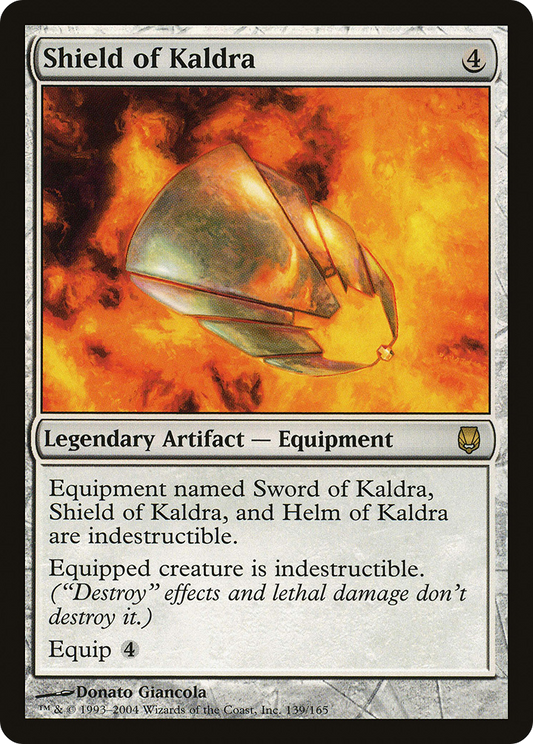MAGIC: THE GATHERING  - Shield of Kaldra (DST-139) - Darksteel