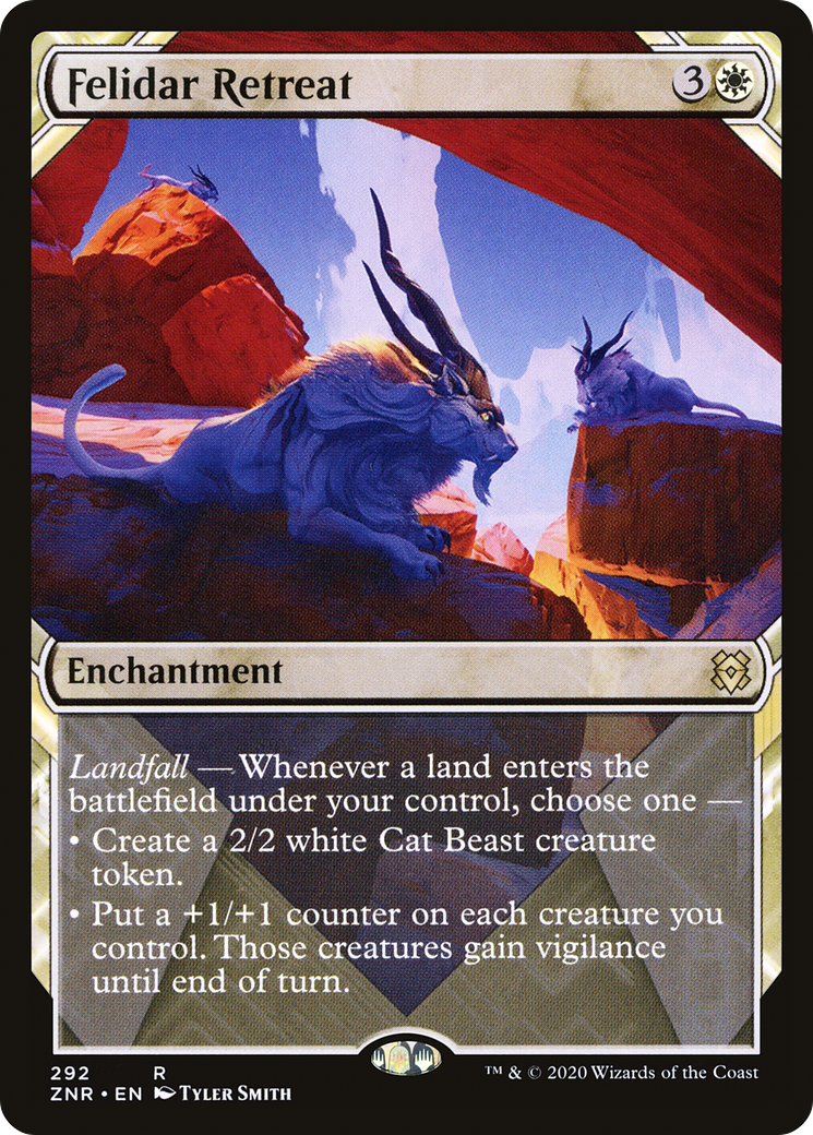 MAGIC: THE GATHERING  - Felidar Retreat (Showcase) (ZNR-292) - Zendikar Rising: (Showcase)