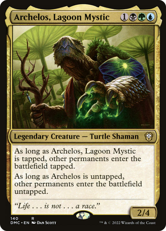 MAGIC: THE GATHERING  - Archelos, Lagoon Mystic (DMC-140) - Dominaria United Commander