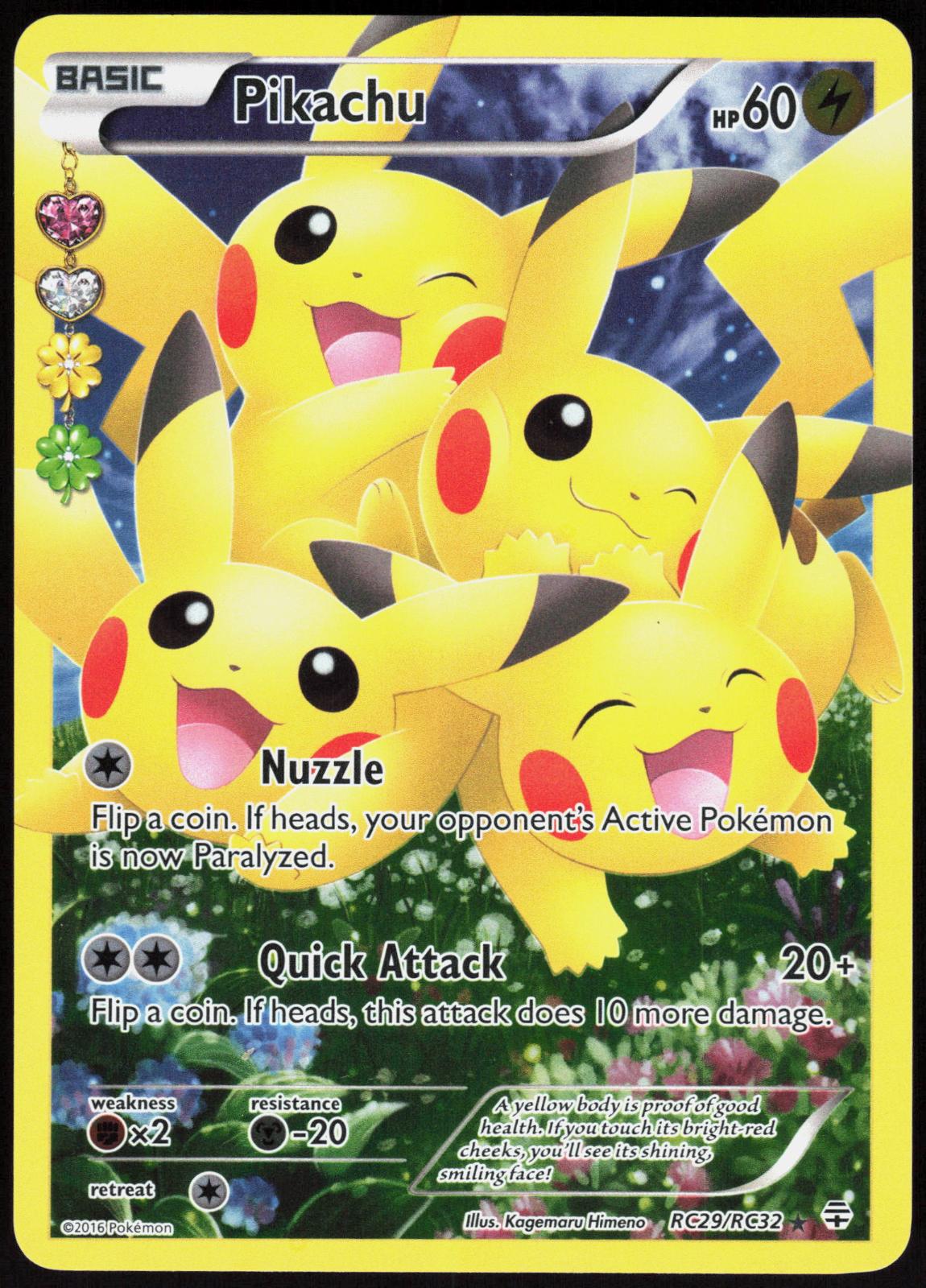 PIKACHU RC29/RC32 GENERATIONS POKEMON ULTRA RARE HOLO LP