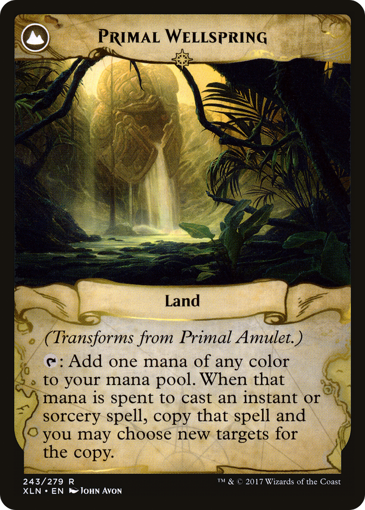 MAGIC: THE GATHERING  - Primal Amulet (XLN-243) - Ixalan: (compasslanddfc) Foil