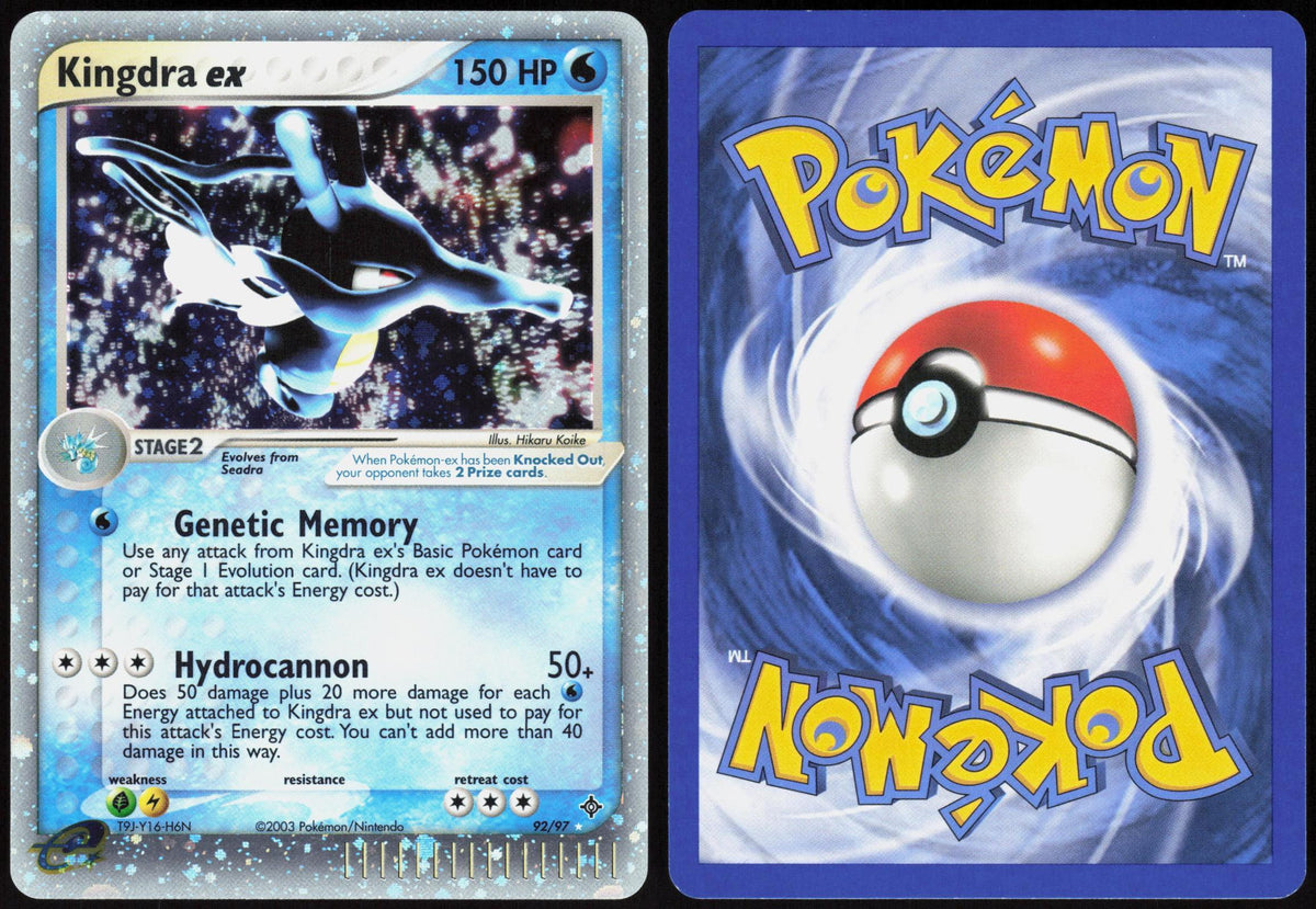 KINGDRA EX 92/97 DRAGON POKEMON EX RARE HOLO NM
