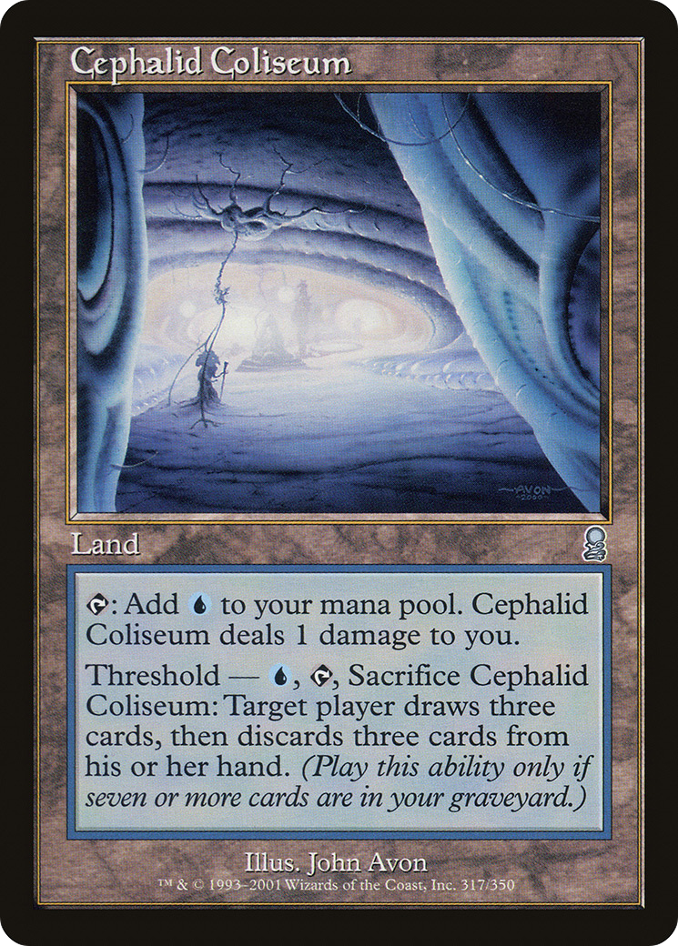 MAGIC: THE GATHERING  - Cephalid Coliseum (ODY-317) - Odyssey Foil
