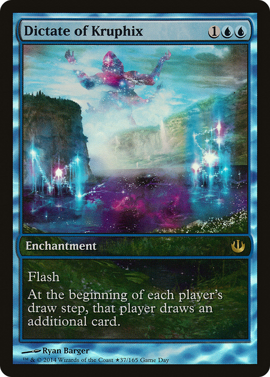 MAGIC: THE GATHERING  - Dictate of Kruphix (GAME-037) - Journey into Nyx Promos Foil