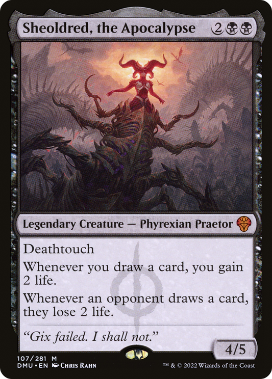 MAGIC: THE GATHERING  - Sheoldred, the Apocalypse (DMU-107) - Dominaria United Foil
