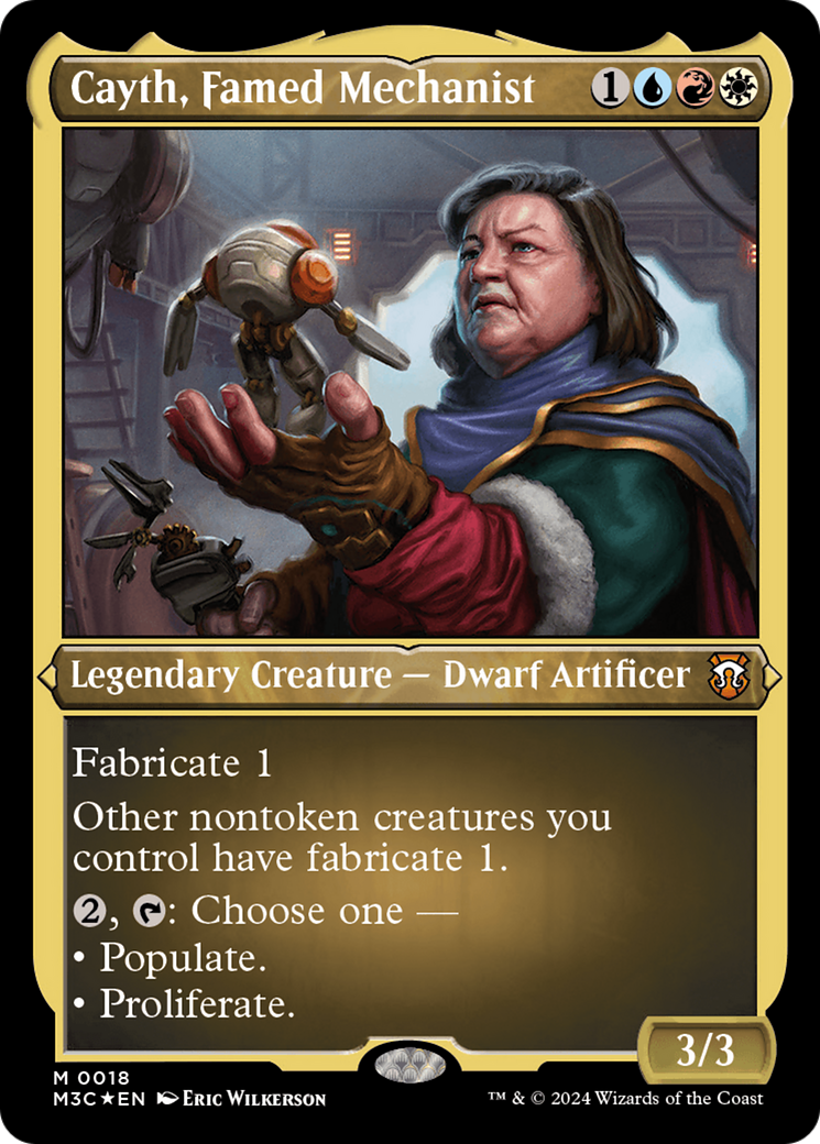 MAGIC: THE GATHERING  - Cayth, Famed Mechanist (M3C-018) - Modern Horizons 3 Commander Etched Foil
