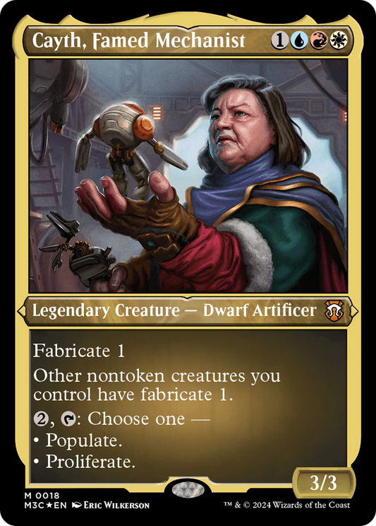 MAGIC: THE GATHERING  - Cayth, Famed Mechanist (M3C-018) - Modern Horizons 3 Commander Etched Foil