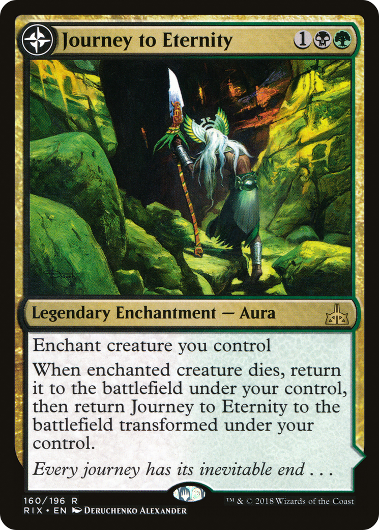 MAGIC: THE GATHERING  - Journey to Eternity (RIX-160) - Rivals of Ixalan: (compasslanddfc) Foil