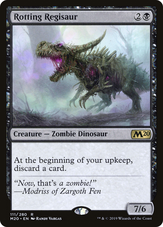 MAGIC: THE GATHERING  - Rotting Regisaur (M20-111) - Core Set 2020