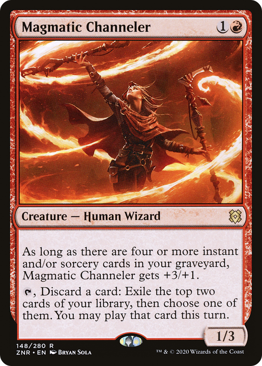 MAGIC: THE GATHERING  - Magmatic Channeler (ZNR-148) - Zendikar Rising Foil