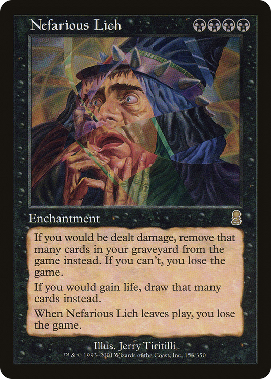 MAGIC: THE GATHERING  - Nefarious Lich (ODY-153) - Odyssey