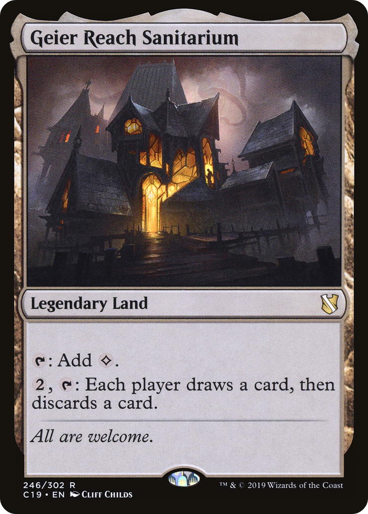 MAGIC: THE GATHERING  - Geier Reach Sanitarium (C19-246) - Commander 2019