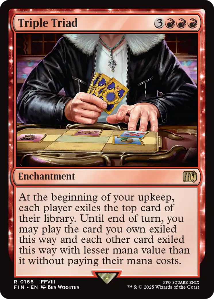 MAGIC: THE GATHERING  - Triple Triad (FIN-166) - FINAL FANTASY: (enchantment)