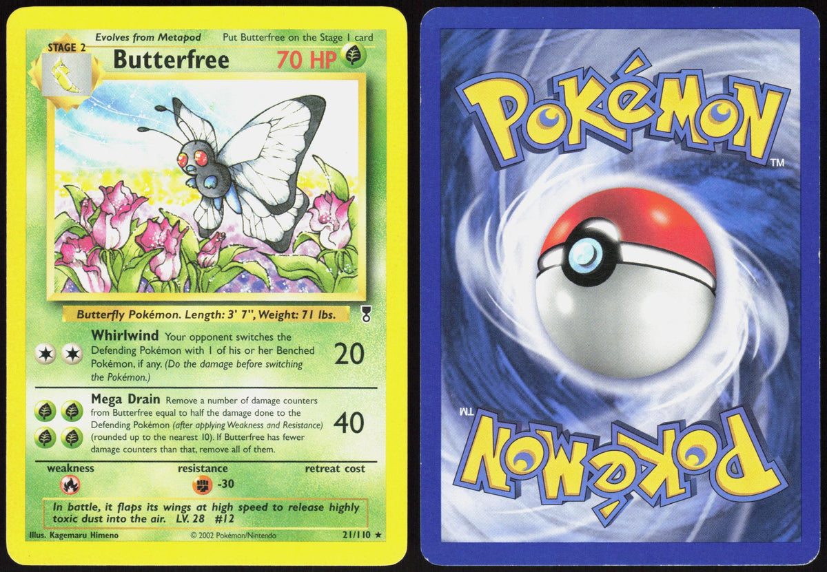 BUTTERFREE 21/110 LEGENDARY COLLECTION POKEMON RARE MP