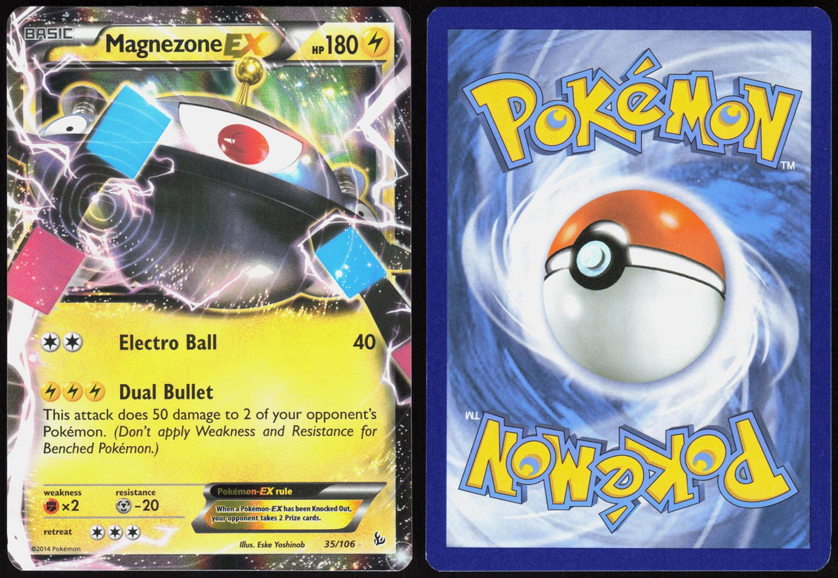 MAGNEZONE EX 35/106 FLASHFIRE POKEMON ULTRA RARE HOLO NM