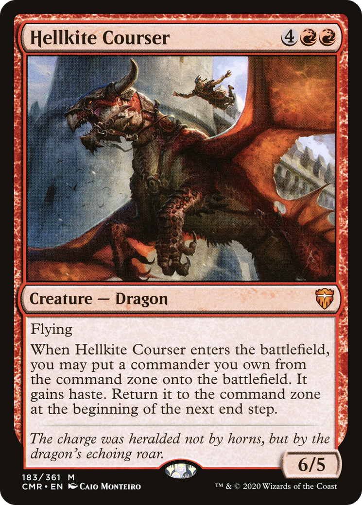 MAGIC: THE GATHERING  - Hellkite Courser (CMR-183) - Commander Legends Foil