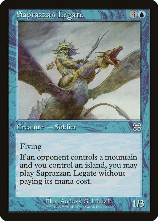 MAGIC: THE GATHERING  - Saprazzan Legate (MMQ-100) - Mercadian Masques Foil