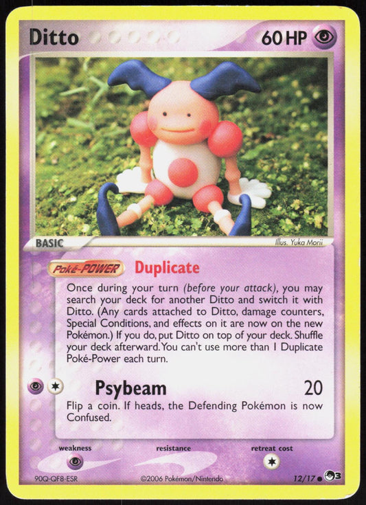 DITTO 12/17 POP SERIES 3 POKEMON COMMON MP