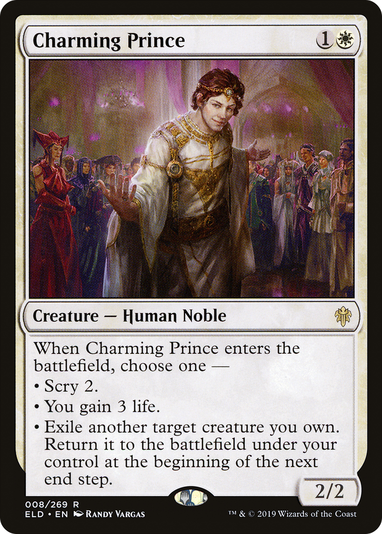MAGIC: THE GATHERING  - Charming Prince (ELD-008) - Throne of Eldraine Foil