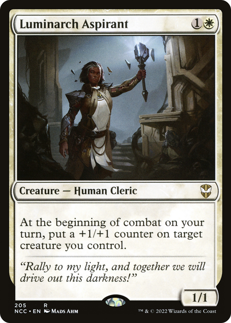 MAGIC: THE GATHERING  - Luminarch Aspirant (NCC-205) - New Capenna Commander