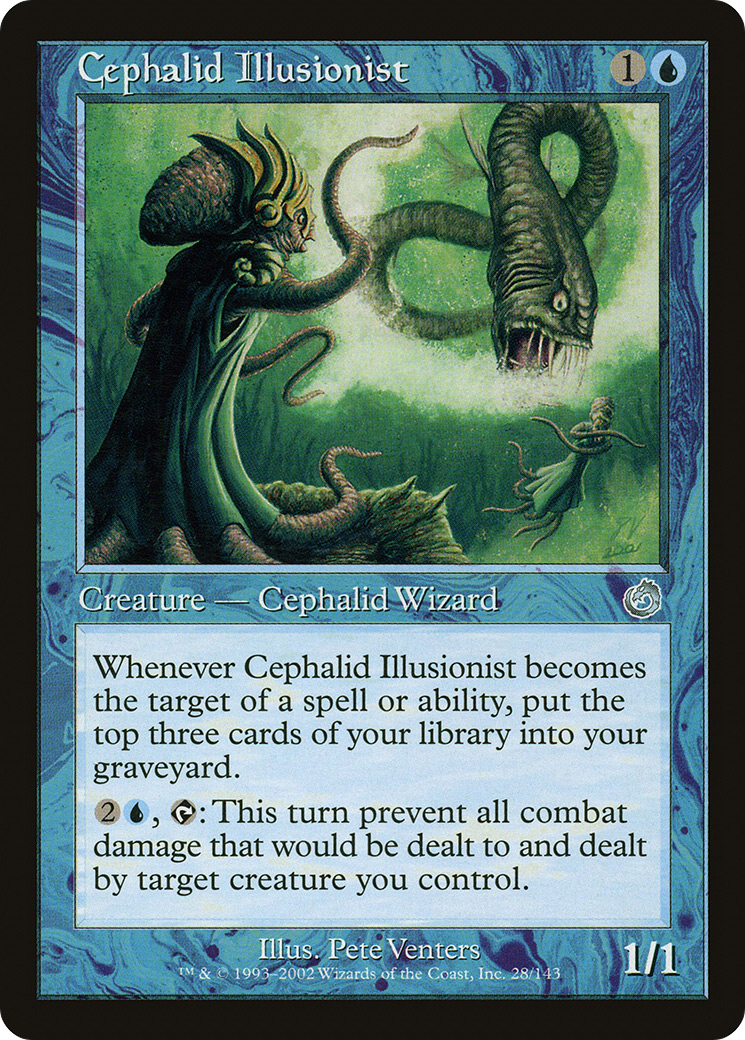 MAGIC: THE GATHERING  - Cephalid Illusionist (TOR-028) - Torment