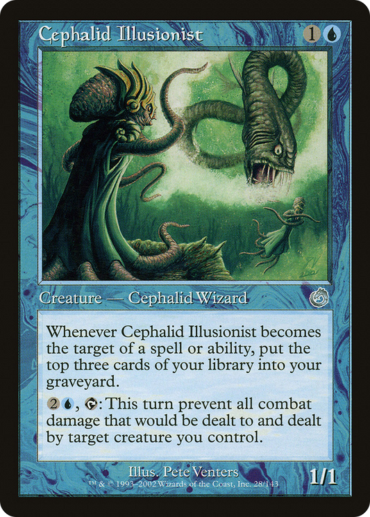 MAGIC: THE GATHERING  - Cephalid Illusionist (TOR-028) - Torment