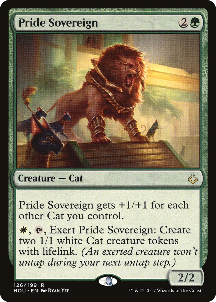 MAGIC: THE GATHERING  - Pride Sovereign (HOU-126) - Hour of Devastation Foil