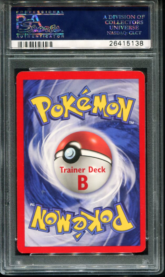 PIDGEOTTO 22/102 PSA 9 TRAINER DECK B GAME POKEMON