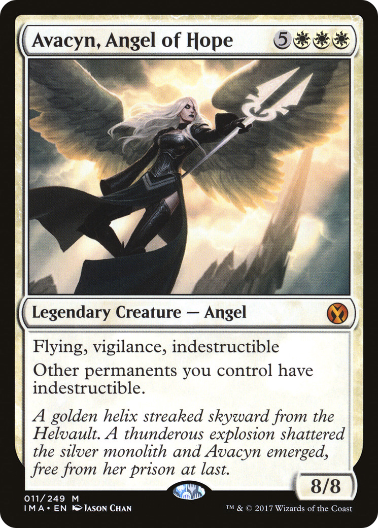 MAGIC: THE GATHERING  - Avacyn, Angel of Hope (IMA-011) - Iconic Masters Foil