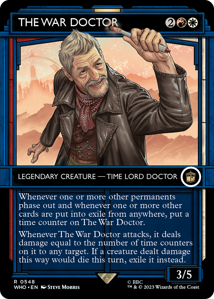 MAGIC: THE GATHERING  - The War Doctor (Showcase) (WHO-548) - Doctor Who: (Showcase) (Borderless)