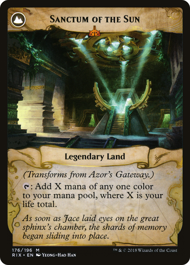 MAGIC: THE GATHERING  - Azor's Gateway (LIST-RIX-176) - The List: (compasslanddfc)