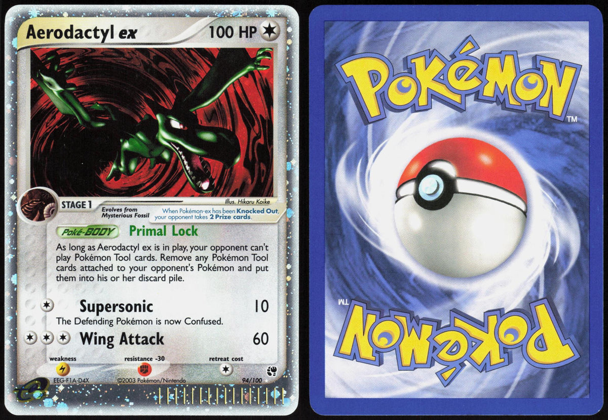 AERODACTYL EX 94/100 SANDSTORM POKEMON EX RARE HOLO NM