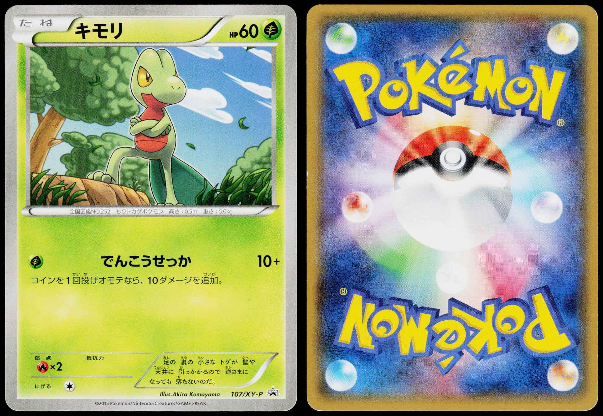TREECKO 107/XY-P XY PROMOS POKEMON JAPANESE PROMO LP