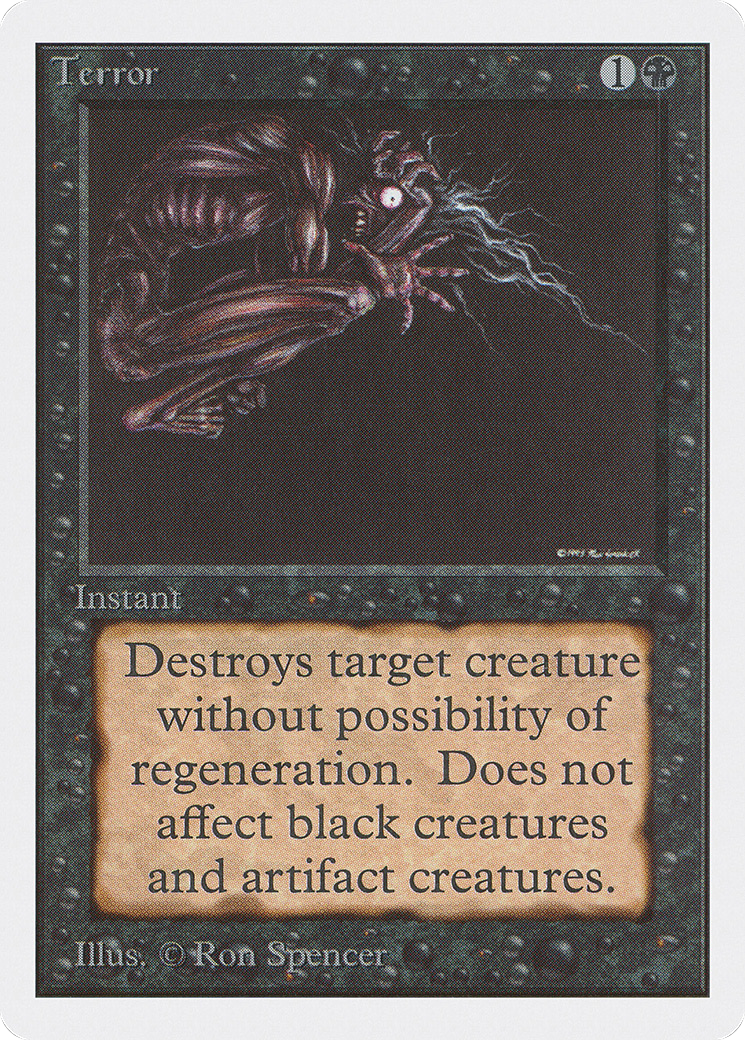 MAGIC: THE GATHERING  - Terror (2ED-131) - Unlimited Edition