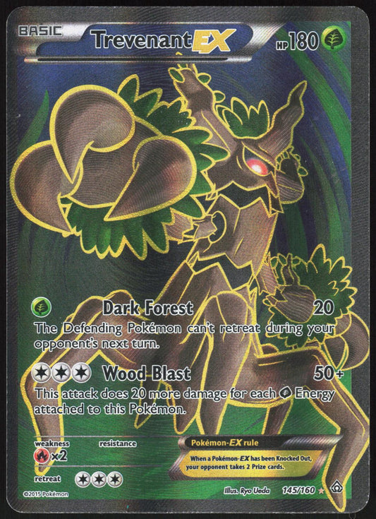 TREVENANT EX 145/160 PRIMAL CLASH POKEMON ULTRA RARE MP
