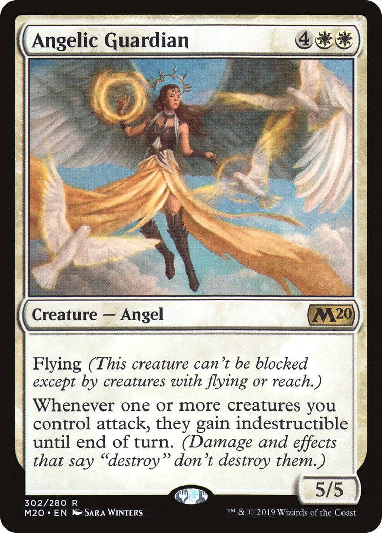 MAGIC: THE GATHERING  - Angelic Guardian (M20-302) - Core Set 2020