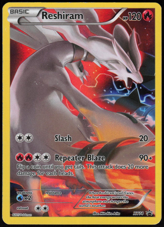 RESHIRAM (FULL ART PROMO) XY74 XY PROMO POKEMON PROMO HOLO LP